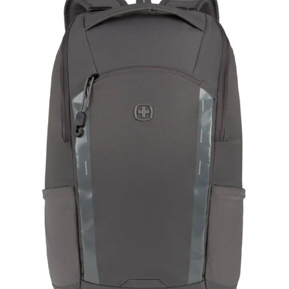 NWT SwissGear Discreet 15" Laptop Backpack Charcoal Grey - Picture 1 of 8